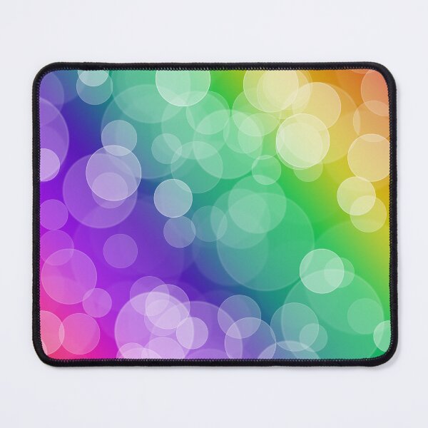 Item preview, Rainbow Bokeh - Colorful Rainbow Bubble Pattern designed and sold by gjsart.