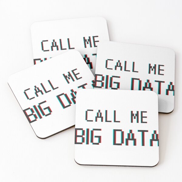 Item preview, Call Me Big Data light merch. Data analyst. pixel designed and sold by T-Look.