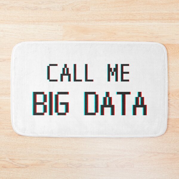 Item preview, Call Me Big Data light merch. Data analyst. pixel designed and sold by T-Look.