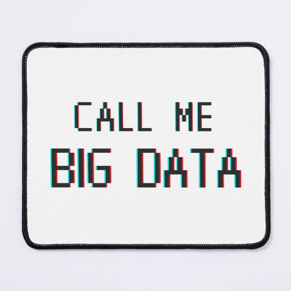 Item preview, Call Me Big Data light merch. Data analyst. pixel designed and sold by T-Look.