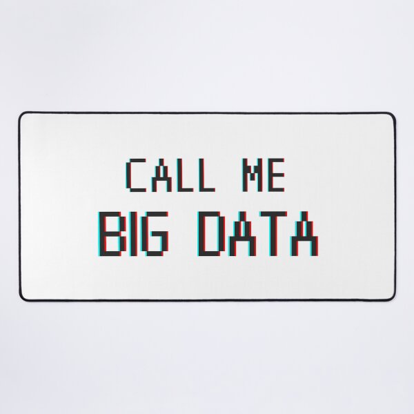 Item preview, Call Me Big Data light merch. Data analyst. pixel designed and sold by T-Look.
