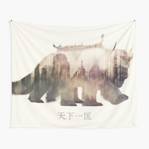 Yip Yip Appa - Sky Bison Airbender Art Tapestry