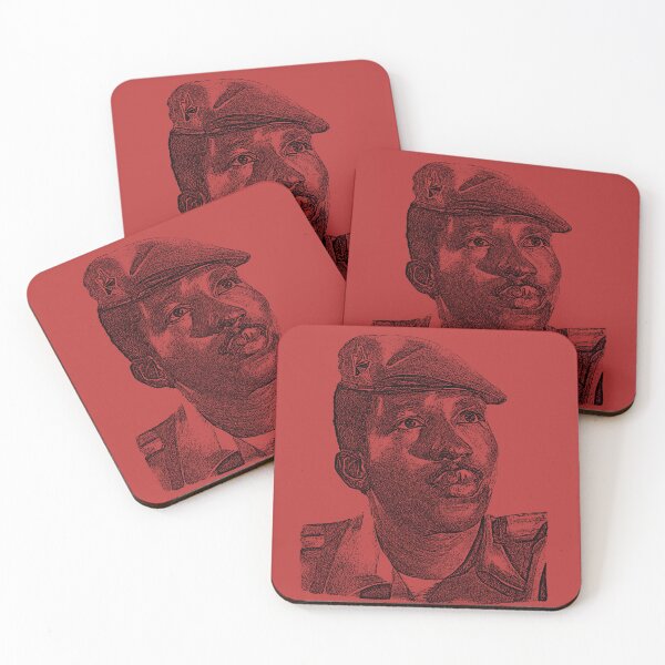 Item preview, Thomas Sankara Silhouette - Socialist, Anti-Imperialist, Pan-African designed and sold by SpaceDogLaika.