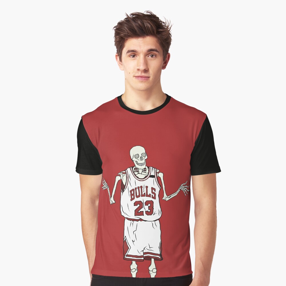 Skeleton Michael Jordan Shrug Essential T-Shirt for Sale by