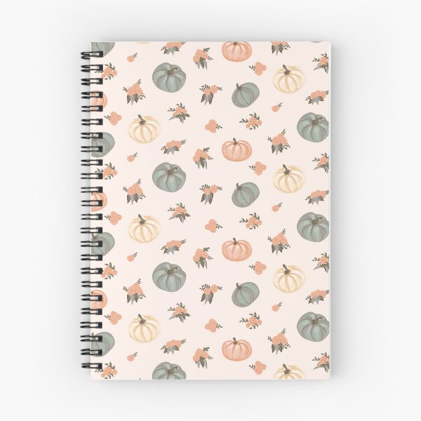 Item preview, Pumpkin floral patch, vintage flowers and pumpkins autumn pattern designed and sold by RoseMaryWP.