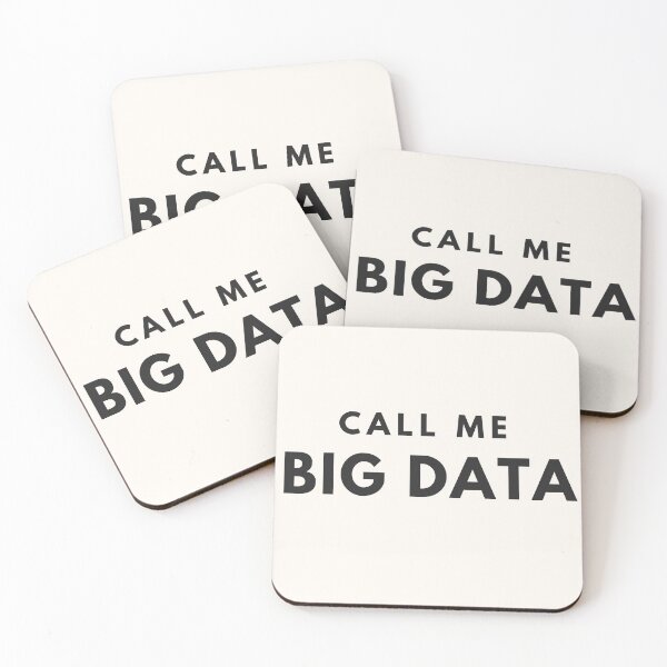 Item preview, Call Me Big Data light merch. Data analyst black and biege designed and sold by T-Look.