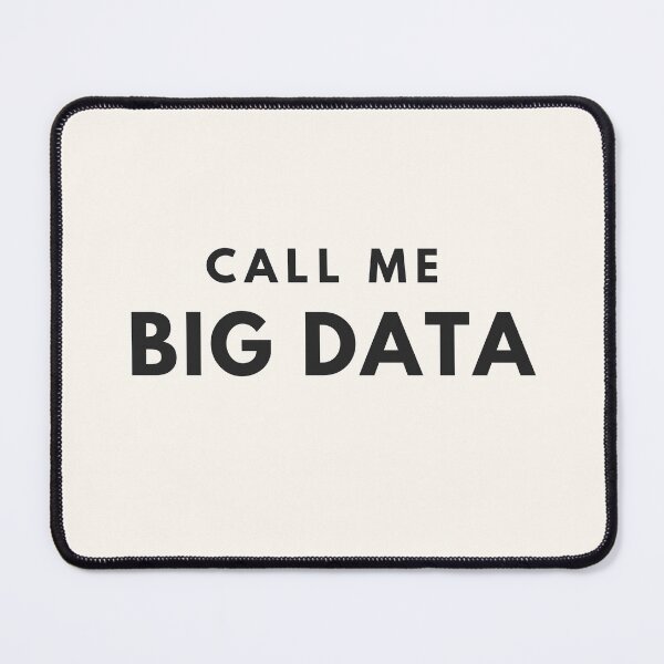 Item preview, Call Me Big Data light merch. Data analyst black and biege designed and sold by T-Look.