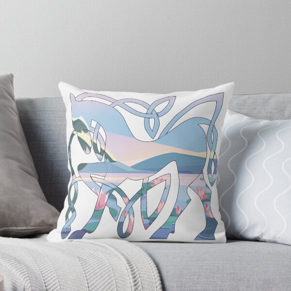 Item preview, Lotus Blooming Celtic Horse designed and sold by damonasplace.