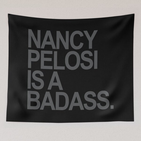 Item preview, Nancy Pelosi is a Badass (subtle gray) designed and sold by Thelittlelord.