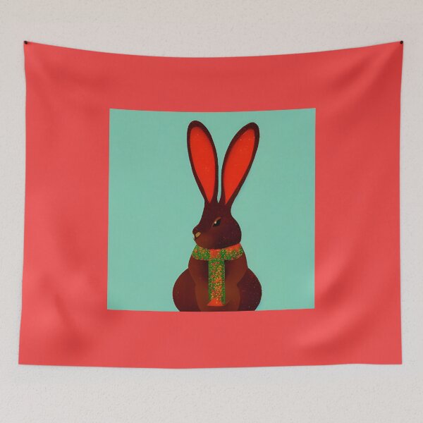 Item preview, Christmas Scarf Bunny designed and sold by NitaBond.