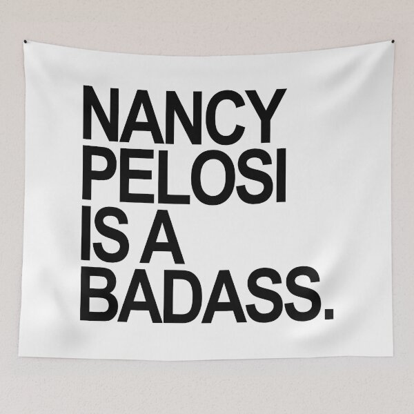 Item preview, Nancy Pelosi is a Badass (black) designed and sold by Thelittlelord.