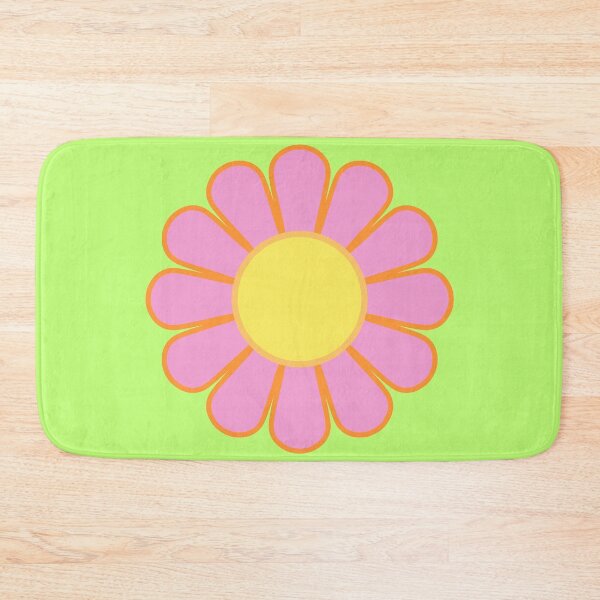 Item preview, Pink Daisy on Lime Green designed and sold by 8PawsStudio.