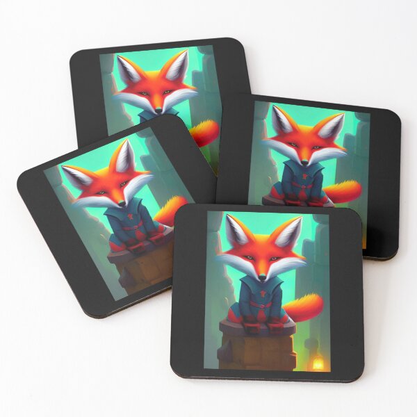 Item preview, COOL COMIC BOOK STYLE FOX designed and sold by sailorsam1805.