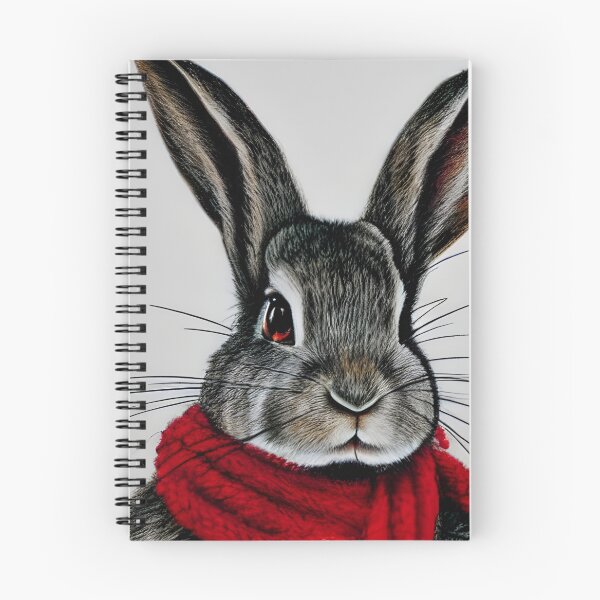Item preview, Winter Bunny in Scarf designed and sold by NitaBond.
