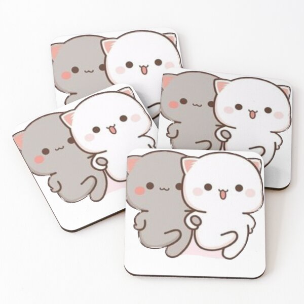 Item preview, Cute Cat Couple designed and sold by s-zayyan.