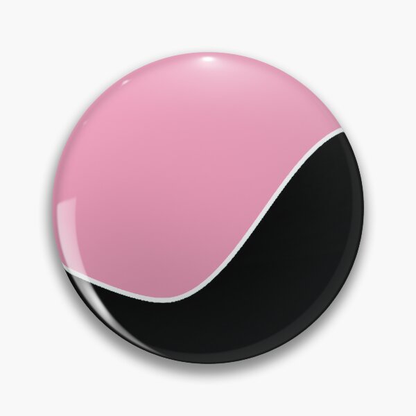 Item preview, PLAIN SOLID AMARANTH PINK AND BLACK TWO-TONE RETRO WAVE PATTERN designed and sold by ozcushions.