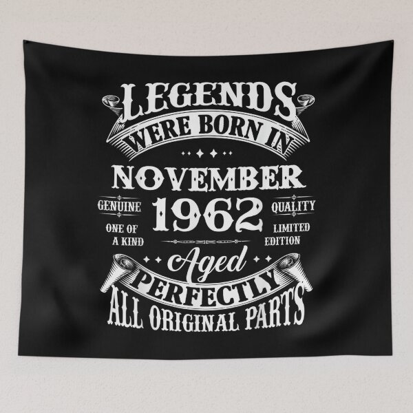 Item preview, 60th Birthday Gift Legends Born In November 1962 60 Yrs Old  designed and sold by hirokodongxup.