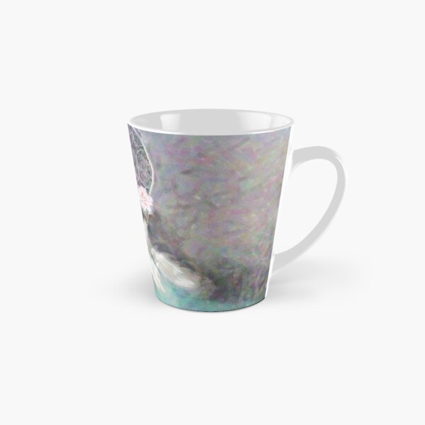 Dreamcatcher Feather Flower Art mystiqueart by Valerie Tall Mug