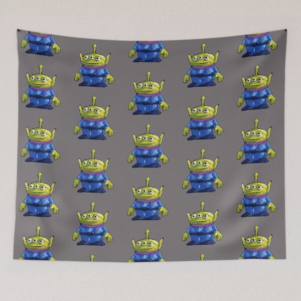 Item preview, Alien 2 (patterns, gray background) designed and sold by MentaLee.