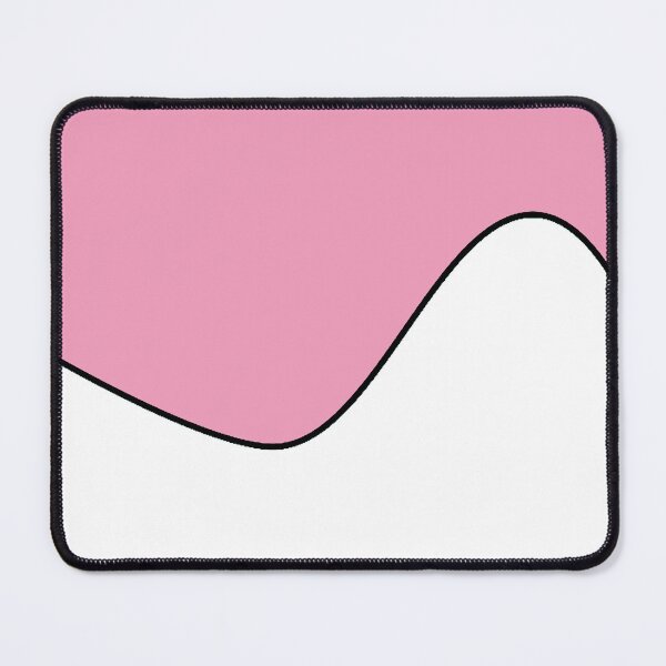 Item preview, PLAIN SOLID AMARANTH PINK AND WHITE TWO-TONE RETRO WAVE PATTERN designed and sold by ozcushions.