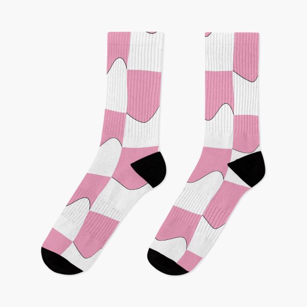 Item preview, PLAIN SOLID AMARANTH PINK AND WHITE TWO-TONE RETRO WAVE PATTERN designed and sold by ozcushions.
