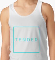 White Tender Border Tank Top
