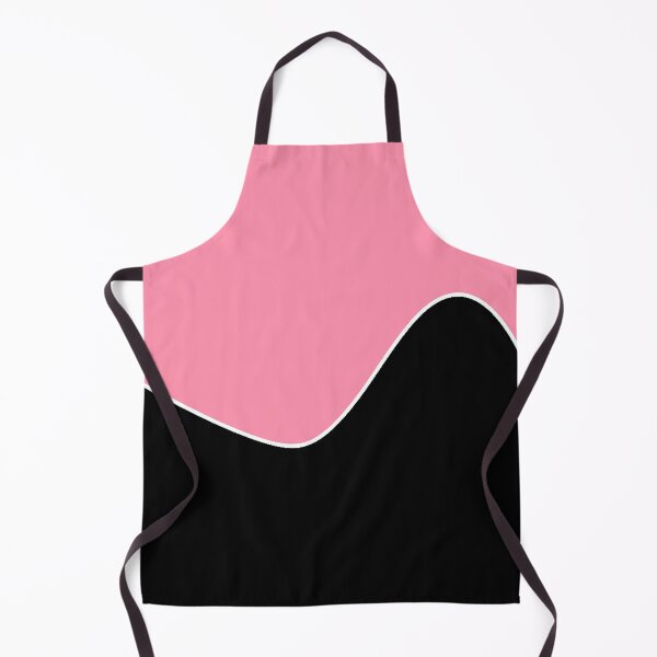 Item preview, PLAIN SOLID BAKER MILLER PINK AND BLACK TWO-TONE RETRO WAVE PATTERN designed and sold by ozcushions.