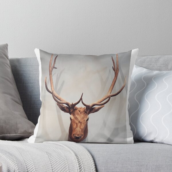 Item preview, American Elk Head Mount designed and sold by curiocabinets.