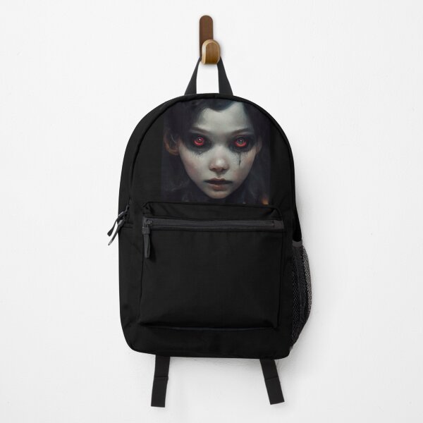 Item preview, Cute emo goth girl with glowing red eyes - AI Art designed and sold by Vocky5.