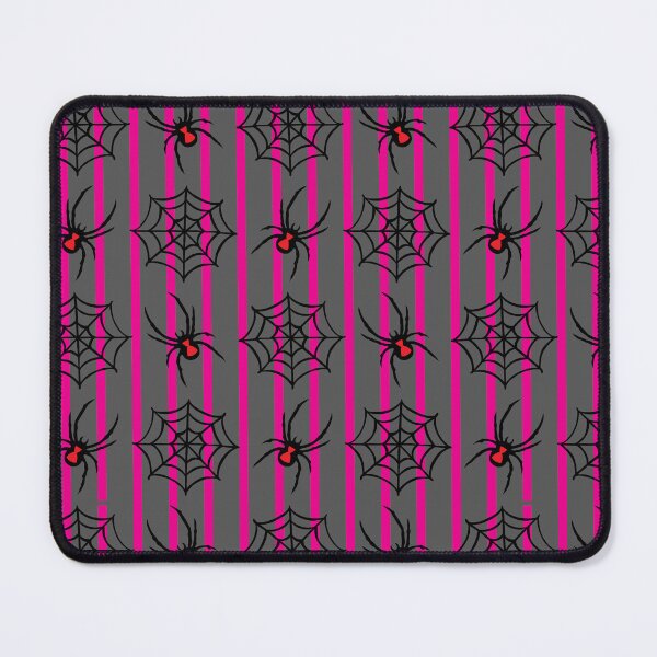 Item preview, Spooky Spiper and web Halloween pattern Pink and Gray designed and sold by Artimas.