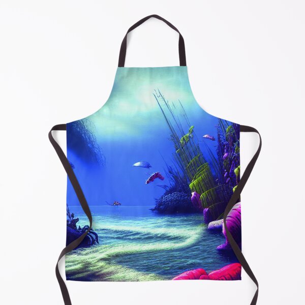 Item preview, Magical Under Sea Lanscape Painting designed and sold by NatureFood.