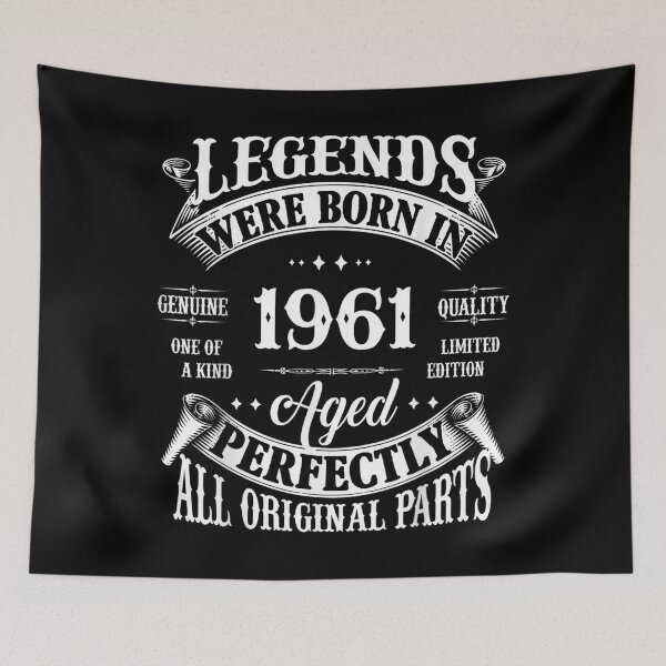 Item preview, 61st Birthday Tee Vintage Legends Born In 1961 61 Years Old  designed and sold by hirokodongxup.