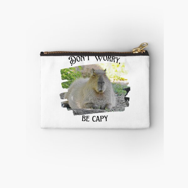 Item preview, Don't Worry, Be Capy - capybara - capy - happy - dont worry - cute designed and sold by Mechanical-Artt.