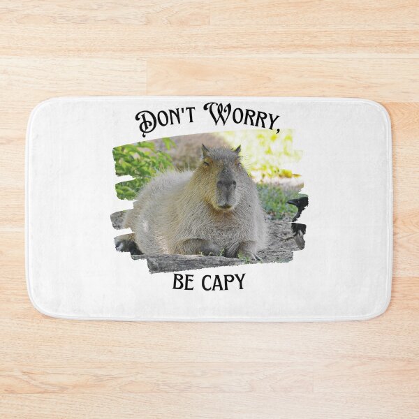 Item preview, Don't Worry, Be Capy - capybara - capy - happy - dont worry - cute designed and sold by Mechanical-Artt.