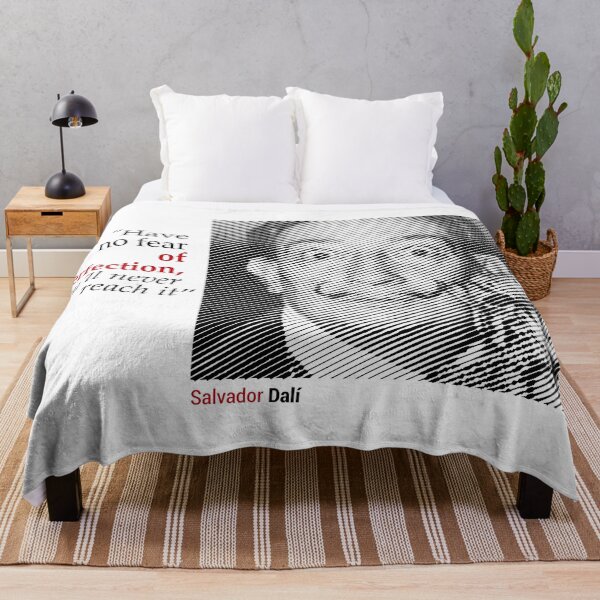 Item preview, Salvador Dali's Portrait with a Creativity Quote designed and sold by emotica.