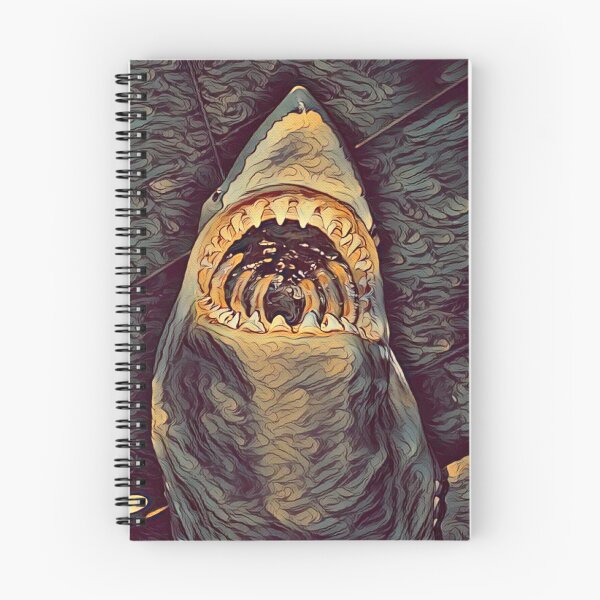 Item preview, Shark Huge Jaws Wide Open Dark designed and sold by Namsus-Printing.
