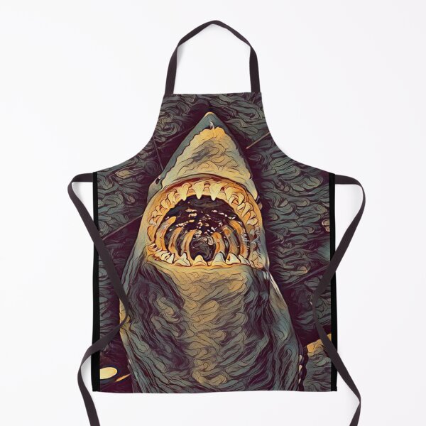 Item preview, Shark Huge Jaws Wide Open Dark designed and sold by Namsus-Printing.
