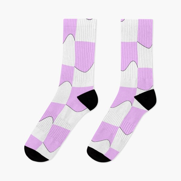 Item preview,  PLAIN SOLID BRILLIANT LAVENDER AND WHITE TWO-TONE RETRO WAVE PATTERN designed and sold by ozcushions.