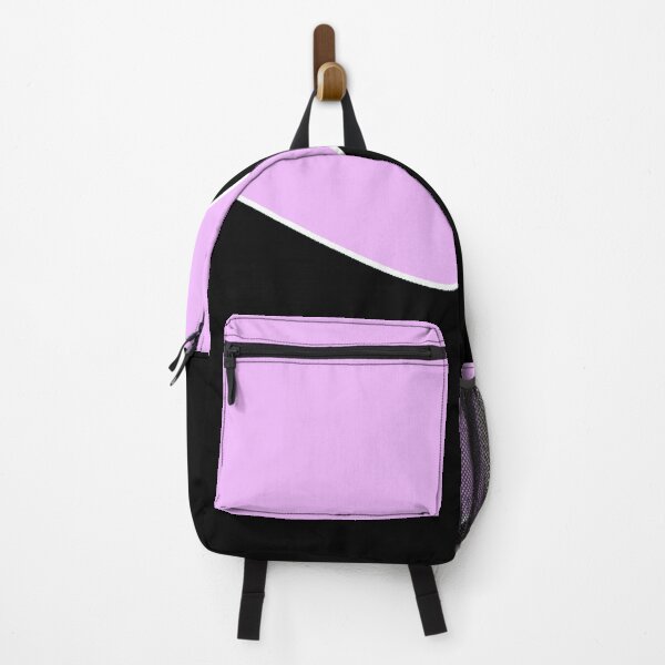 Item preview, PLAIN SOLID BRILLIANT LAVENDER AND BLACK TWO-TONE RETRO WAVE PATTERN designed and sold by ozcushions.