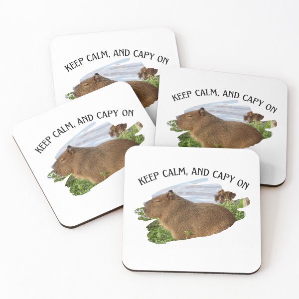 Item preview, Be Calm, and Capy on - capybara - capy - happy - dont worry - cute designed and sold by Mechanical-Artt.