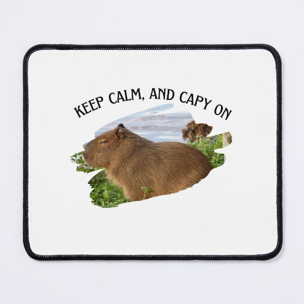 Item preview, Be Calm, and Capy on - capybara - capy - happy - dont worry - cute designed and sold by Mechanical-Artt.