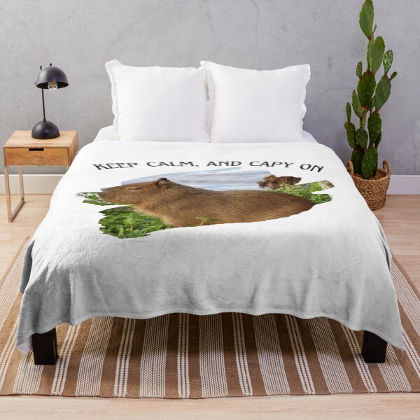 Item preview, Be Calm, and Capy on - capybara - capy - happy - dont worry - cute designed and sold by Mechanical-Artt.