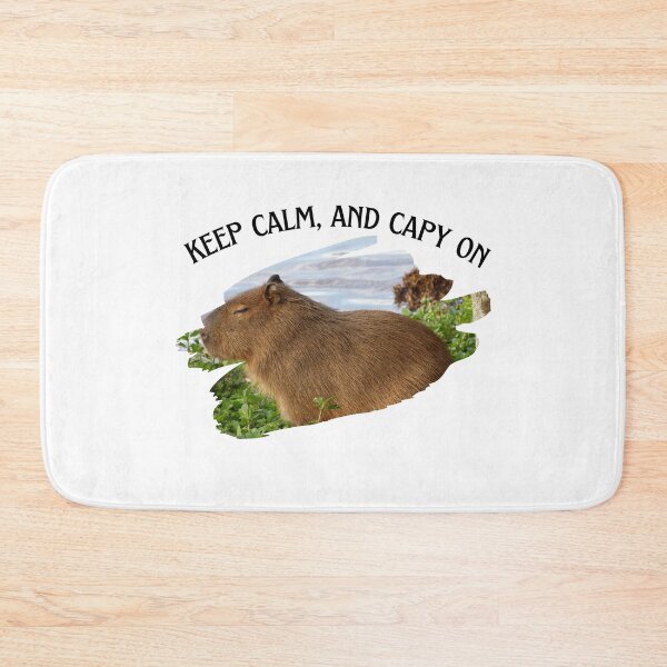 Item preview, Be Calm, and Capy on - capybara - capy - happy - dont worry - cute designed and sold by Mechanical-Artt.
