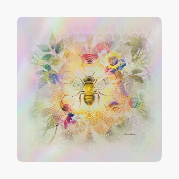 アート・デザイン・音楽 BEE HONEY HONEYCOMB GOJI HAMADA Honeycomb Bee Art | MusaArtGallery™