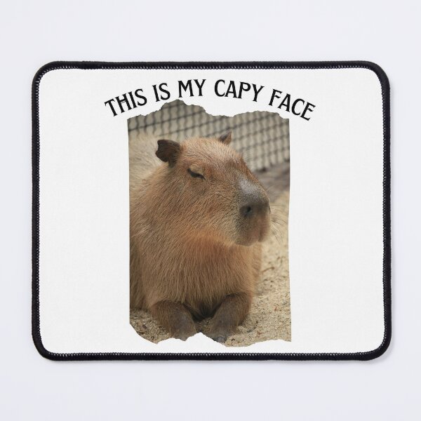 Item preview, This is my Capy face - capybara - capy - happy - dont worry - cute designed and sold by Mechanical-Artt.