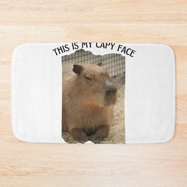 Item preview, This is my Capy face - capybara - capy - happy - dont worry - cute designed and sold by Mechanical-Artt.