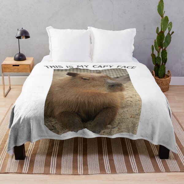 Item preview, This is my Capy face - capybara - capy - happy - dont worry - cute designed and sold by Mechanical-Artt.
