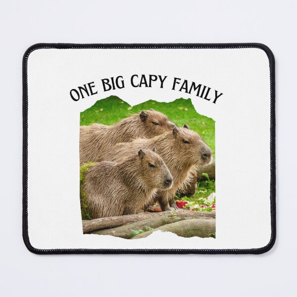 Item preview, One Big Capy Family - capybara - capy - happy - dont worry - cute designed and sold by Mechanical-Artt.