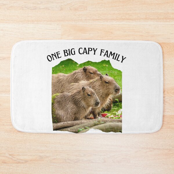 Item preview, One Big Capy Family - capybara - capy - happy - dont worry - cute designed and sold by Mechanical-Artt.