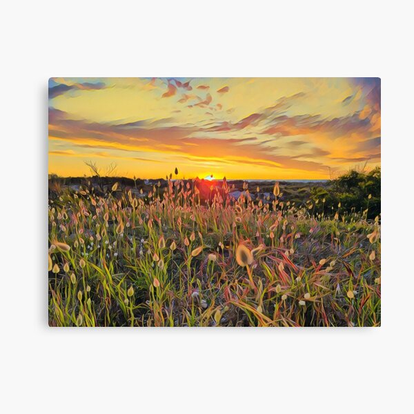 Item preview, Sunset Beach Dunes Beautiful Illuminated Sky designed and sold by TastyTonic.